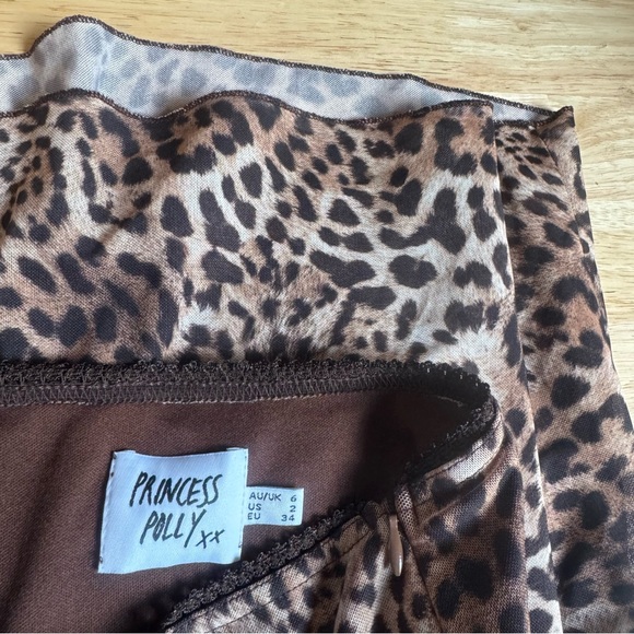 Princess Polly‎ Leopard Print Mini Skirt - Picture 5 of 7